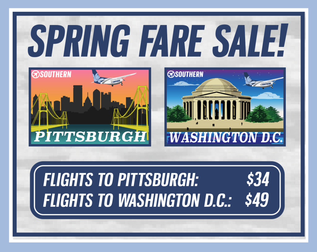 Spring Fare Sale DuBois Regional Airport